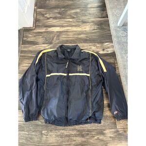 Notre Dame Pullover Windbreaker Jacket Pro Player Large Fighting Irish VTG 613